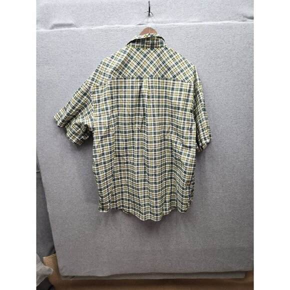 Rocawear Classic Mens Plaid Short Sleeve Button-Up Shirt 4XB - Picture 4 of 4